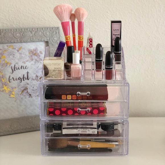 New clear acrylic drawer lipstick makeup organizer - Picture 7 of 8